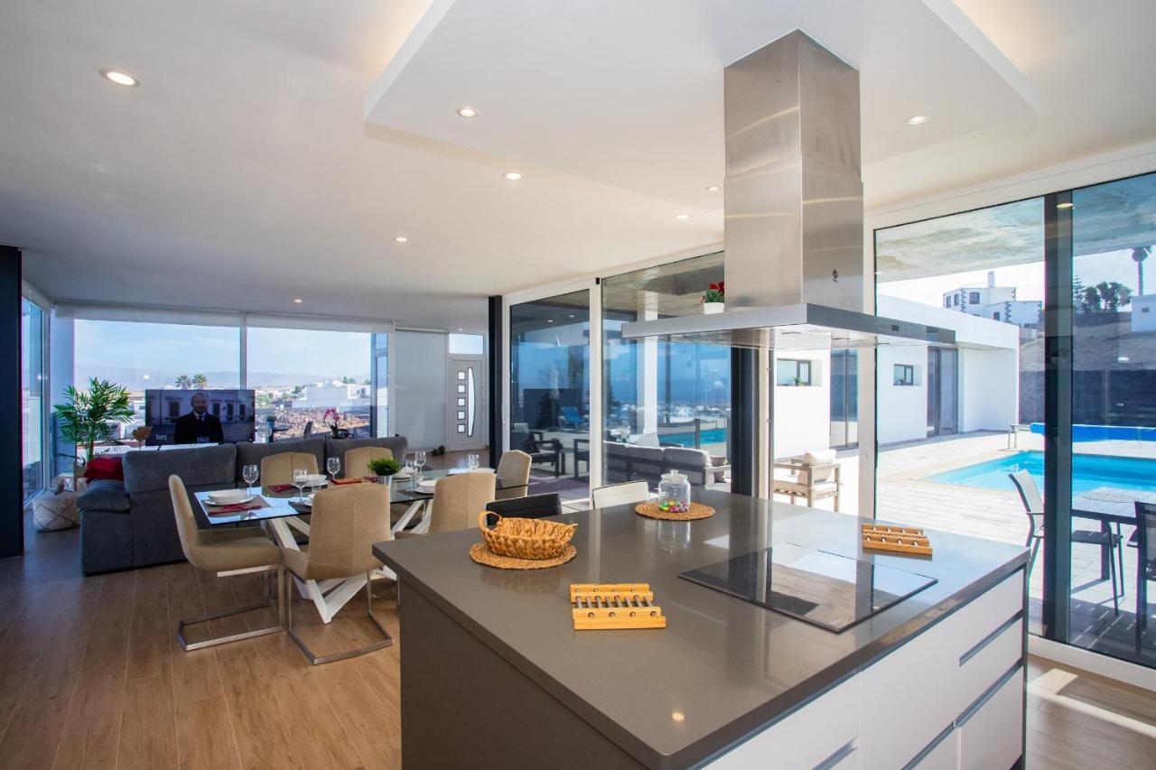 Eslanzarote Eco Villa Tony, Heated Pool, Jacuzzi, Sat Tv, Super Wifi La Costa エクステリア 写真