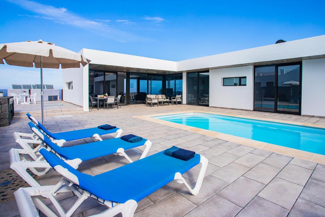 Eslanzarote Eco Villa Tony, Heated Pool, Jacuzzi, Sat Tv, Super Wifi La Costa エクステリア 写真